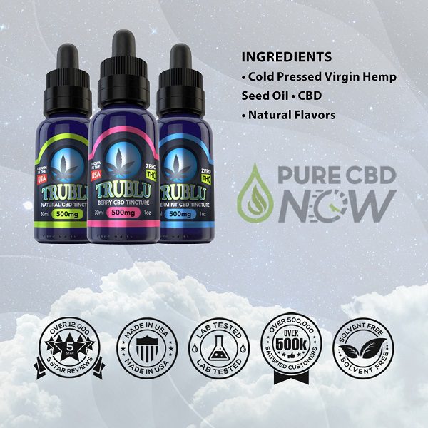 Blue Moon Hemp Trublu CBD Tincture 30ml Best Price