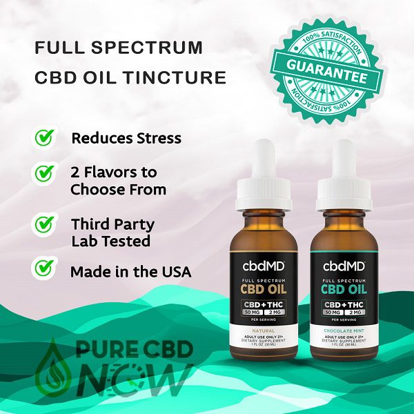 cbdMD Full Spectrum CBD Oil Tincture 30mL Best Price