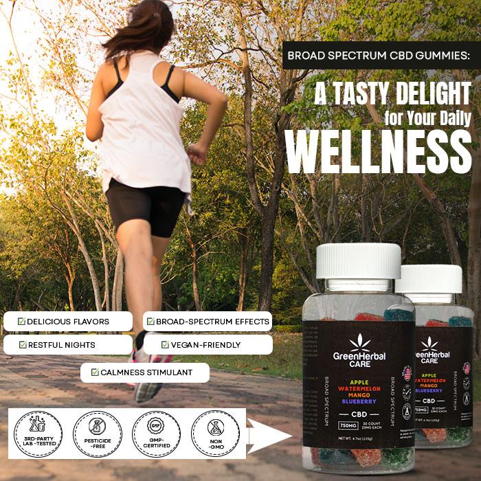 Green Herbal Care GHC Broad Spectrum CBD Gummies Best Price