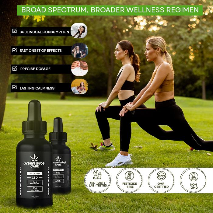 Green Herbal Care GHC Broad Spectrum CBD Oil Best Price