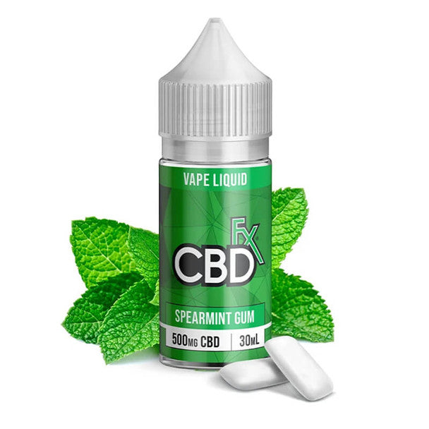 CBD Vape Juice - Spearmint Gum - 500mg-2000mg - By CBDfx Best Price