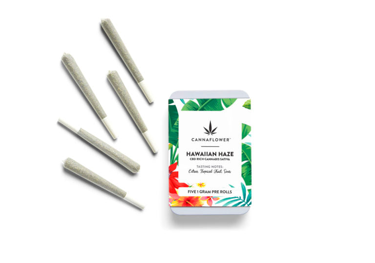 Cannaflower Hawaiian Haze Pre-roll 5 Pack Best Price