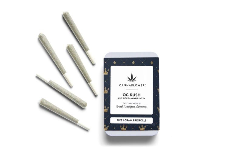 Cannaflower OG Kush Pre-roll 5 pack Best Price