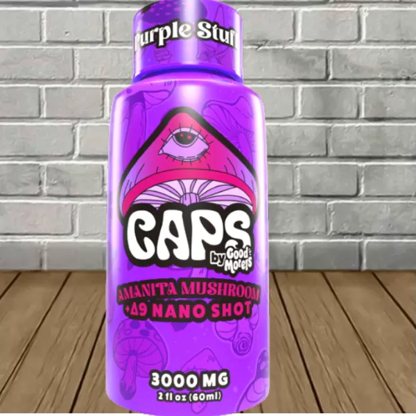 Good Morels Caps Amanita Mushroom + D9 Nano Shot 3000mg Best Price
