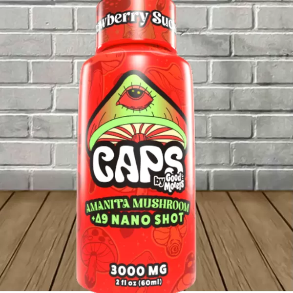 Good Morels Caps Amanita Mushroom + D9 Nano Shot 3000mg Best Price