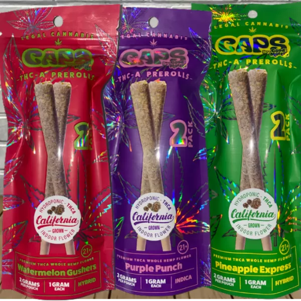 Caps By Good Morels THCa Pre-Rolls 2pk Best Price
