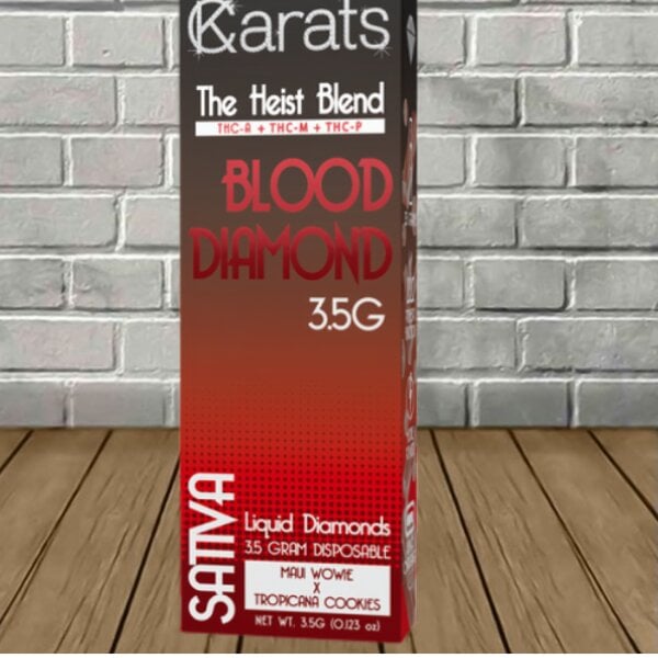 Carats Heist Blend Liquid Diamonds Disposable 3.5g Best Price
