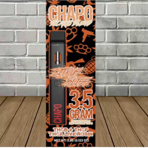 Chapo Extrax Live Rosin Sicario Blend Disposable Vape 3.5g Best Price