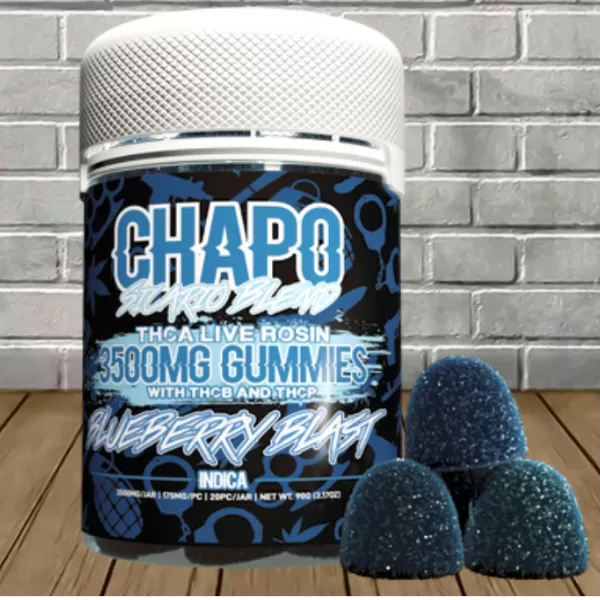 Chapo Extrax Live Rosin Sicario Blend Gummies 3500mg Best Price