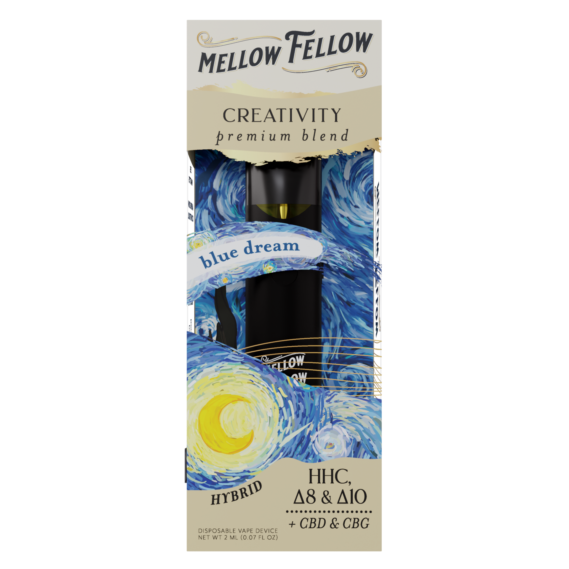 Mellow Fellow Creativity Blend 2ml Disposable Vape Blue Dream Best Price