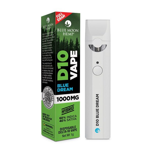 Blue Moon Hemp Delta 10 Disposable Vape Pen 1 Gram Best Price