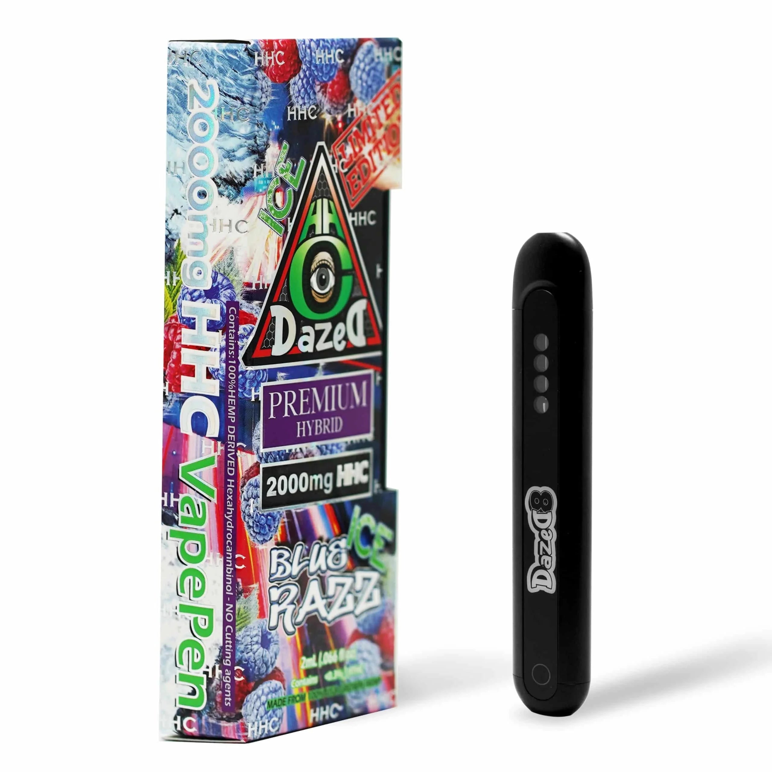 DazeD8 Blue Razz Ice HHC Disposable (2g) Best Price