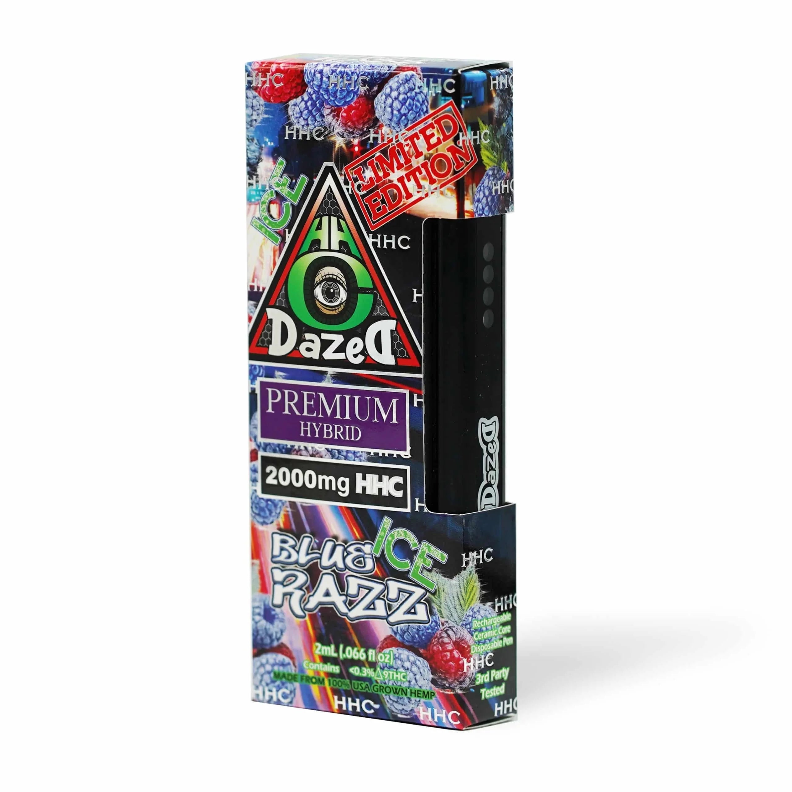 DazeD8 Blue Razz Ice HHC Disposable (2g) Best Price