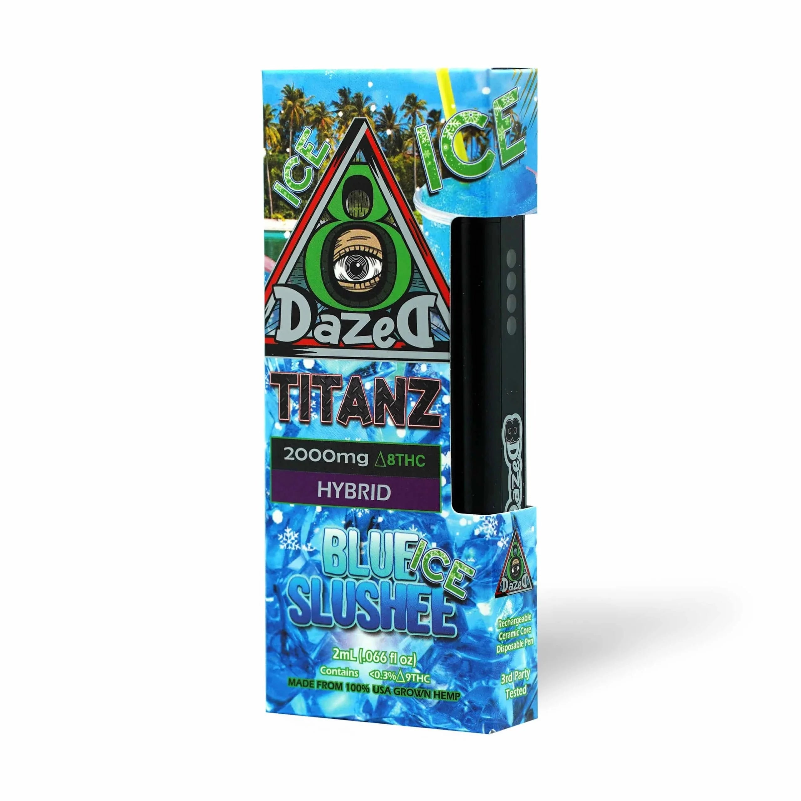 DazeD8 Blue Slushee Ice Delta 8 Disposable (2g) Best Price