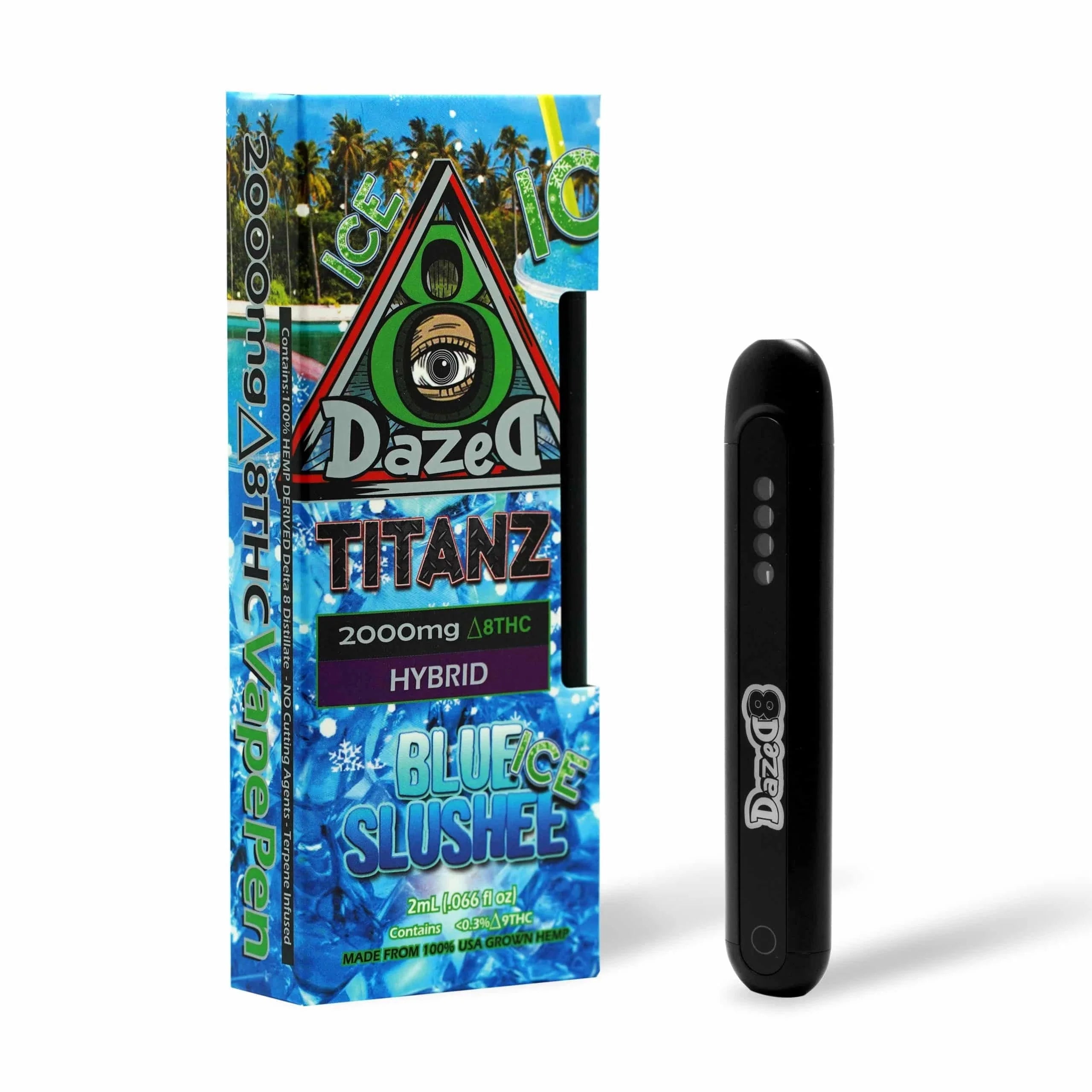 DazeD8 Blue Slushee Ice Delta 8 Disposable (2g) Best Price