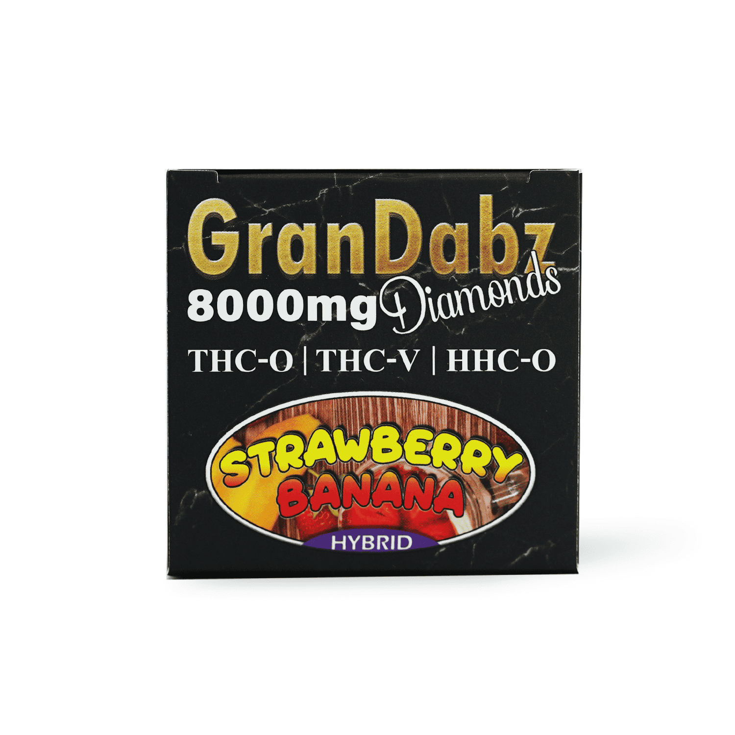 DazeD8 Strawberry Banana THC-O + THCv + HHC-O Live Resin Diamond Dab (8g) Best Price