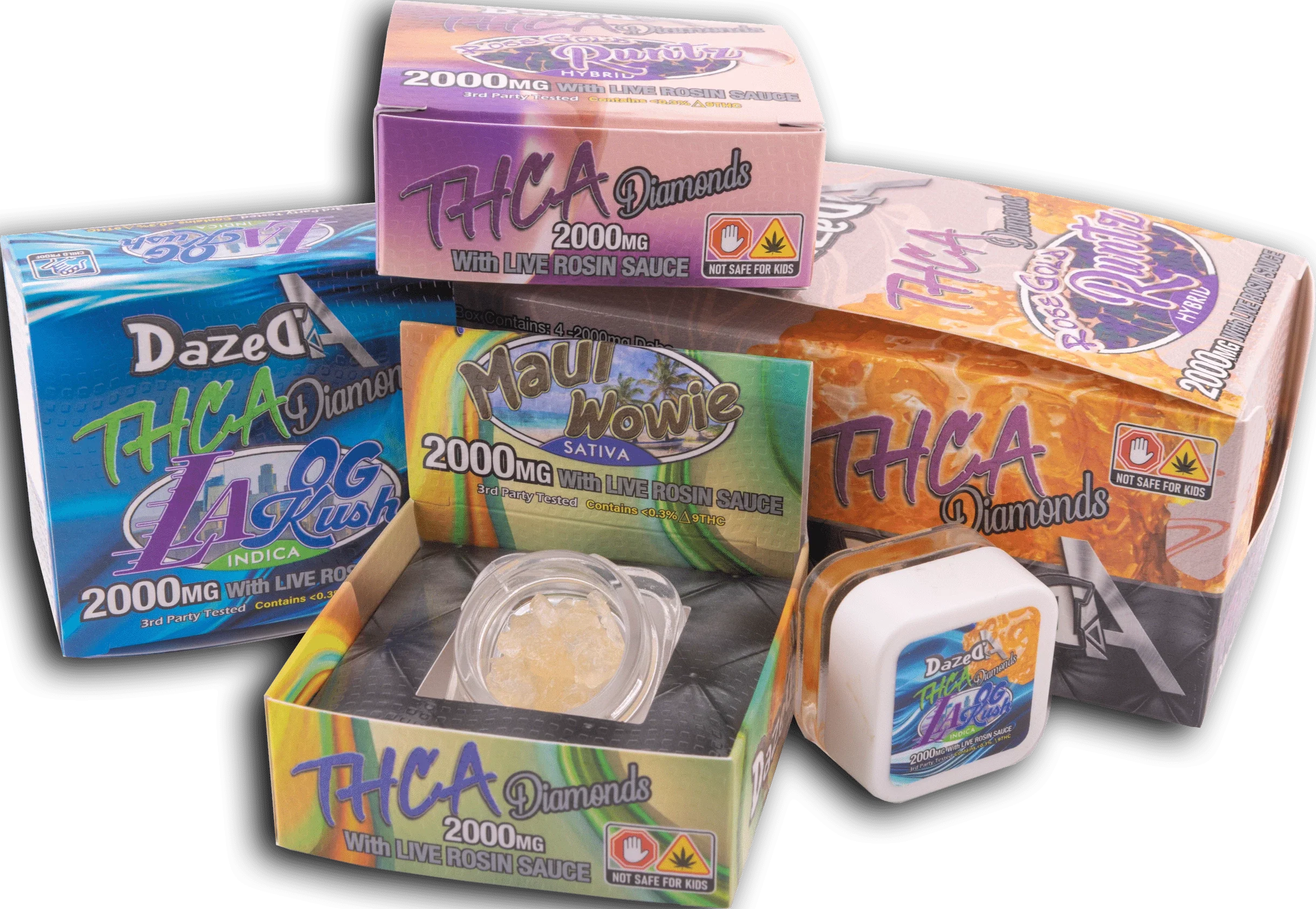 DazedA THC-A Diamond Dabs (2g) Best Price