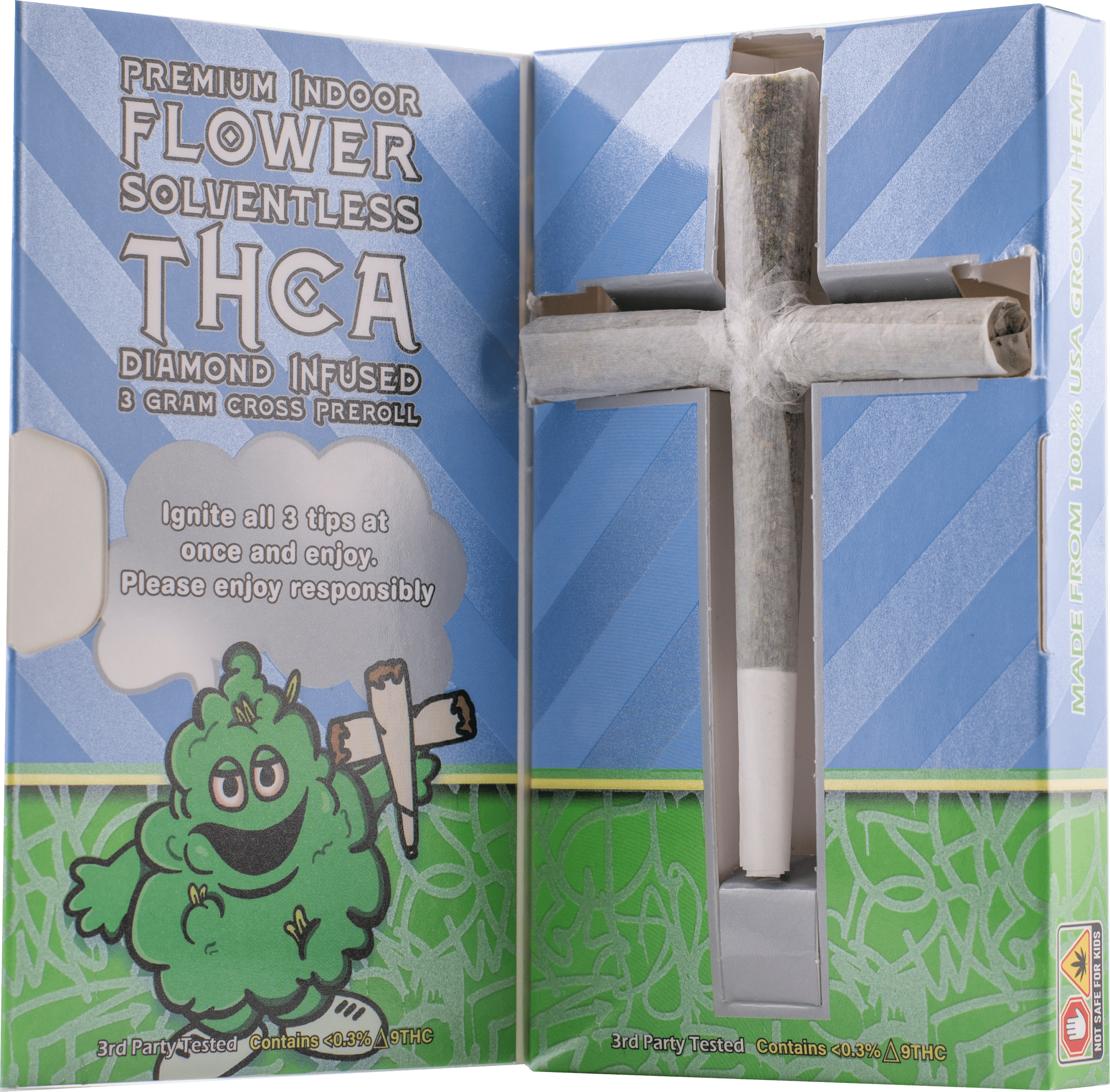 DazedA THC-A Diamonds Cross Joints (3g) Best Price