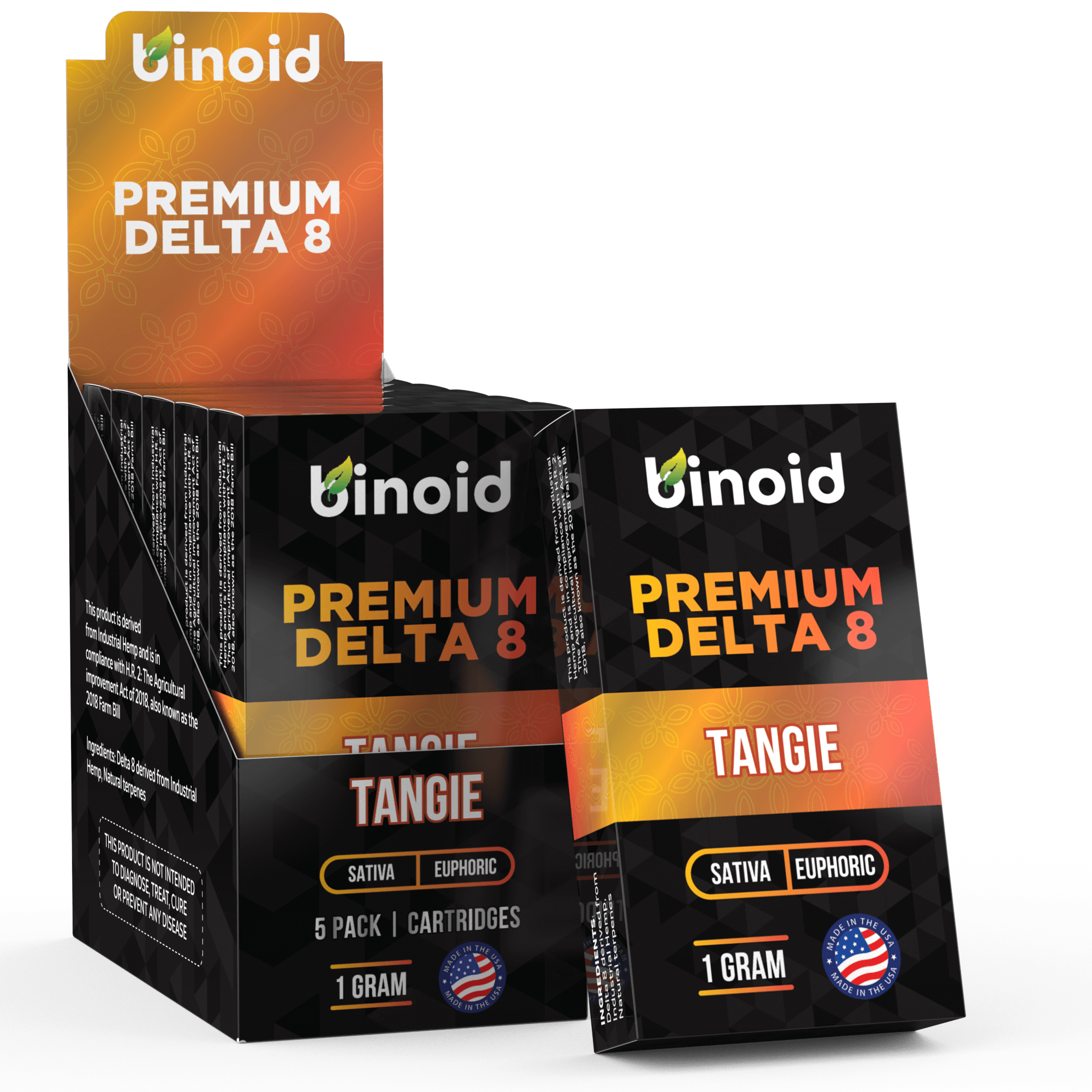 Binoid Delta 8 THC Vape Cartridge - Tangie Best Price