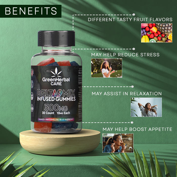 Green Herbal Care GHC Delta-9 THC Gummies (Assorted) Best Price
