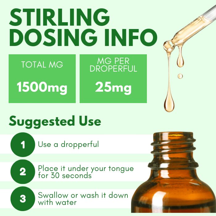 Stirling CBD - Broad Spectrum CBD Oil 1500mg Best Price