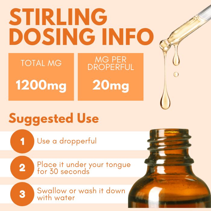 Stirling CBD - Full Spectrum CBD Oil 1200mg Best Price