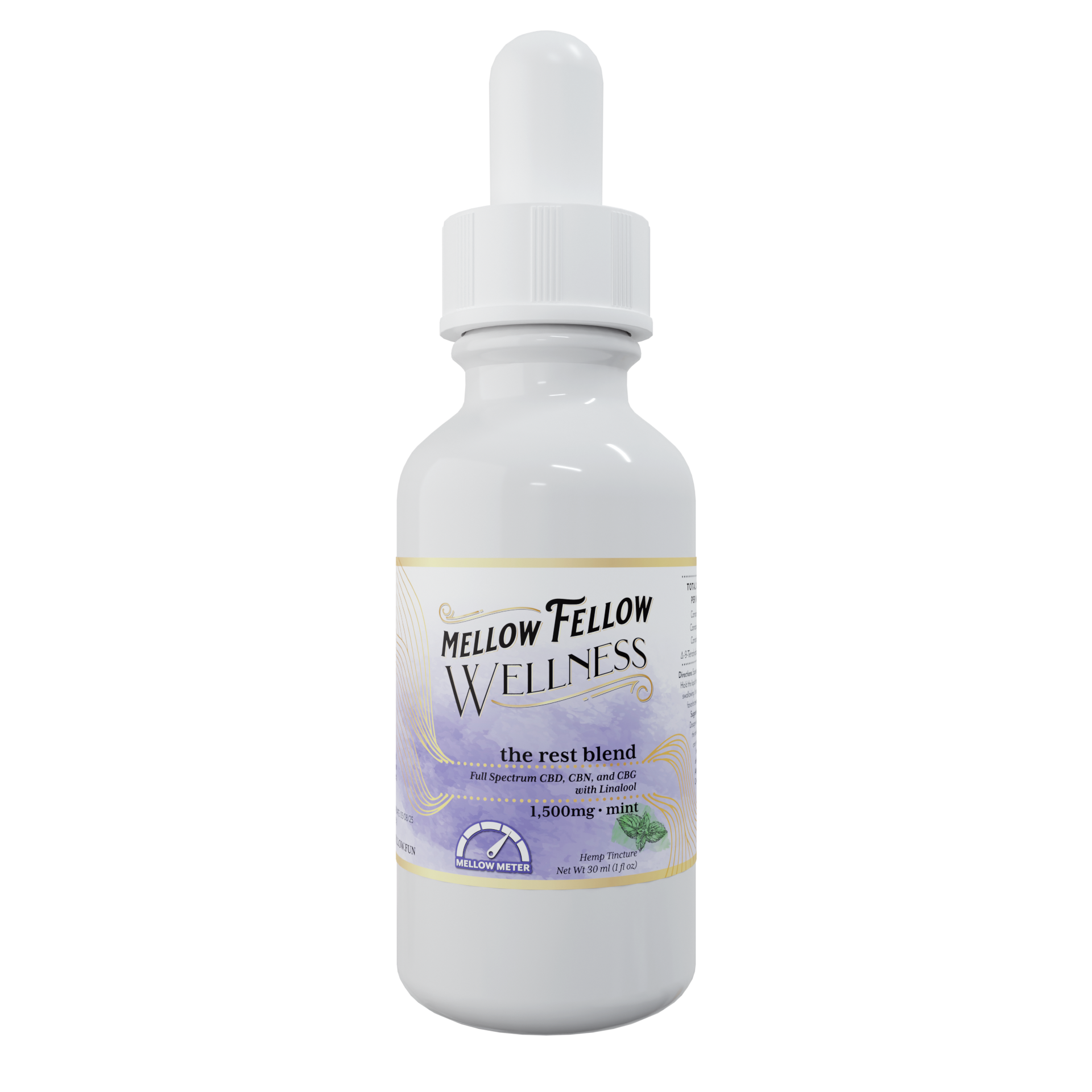 Mellow Fellow Rest Blend CBD Tincture - 1500mg - Mint Best Price
