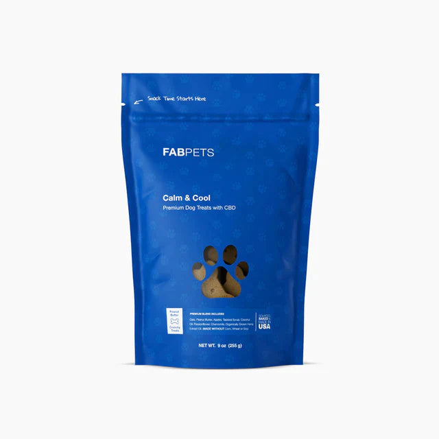 FAB CBD Calm & Cool Crunch CBD Dog Treats Best Price