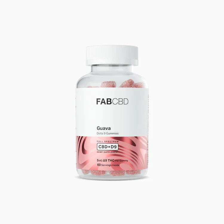FAB CBD Gummies | DELTA-9 GUMMIES Guava Flavor Best Price