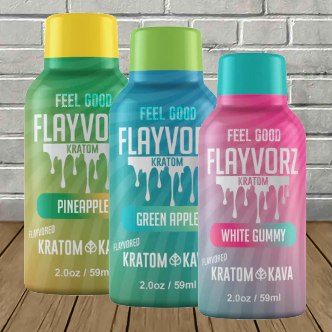 Flayvorz Feel Good Kratom + Kava Extract Shot 2oz Best Price