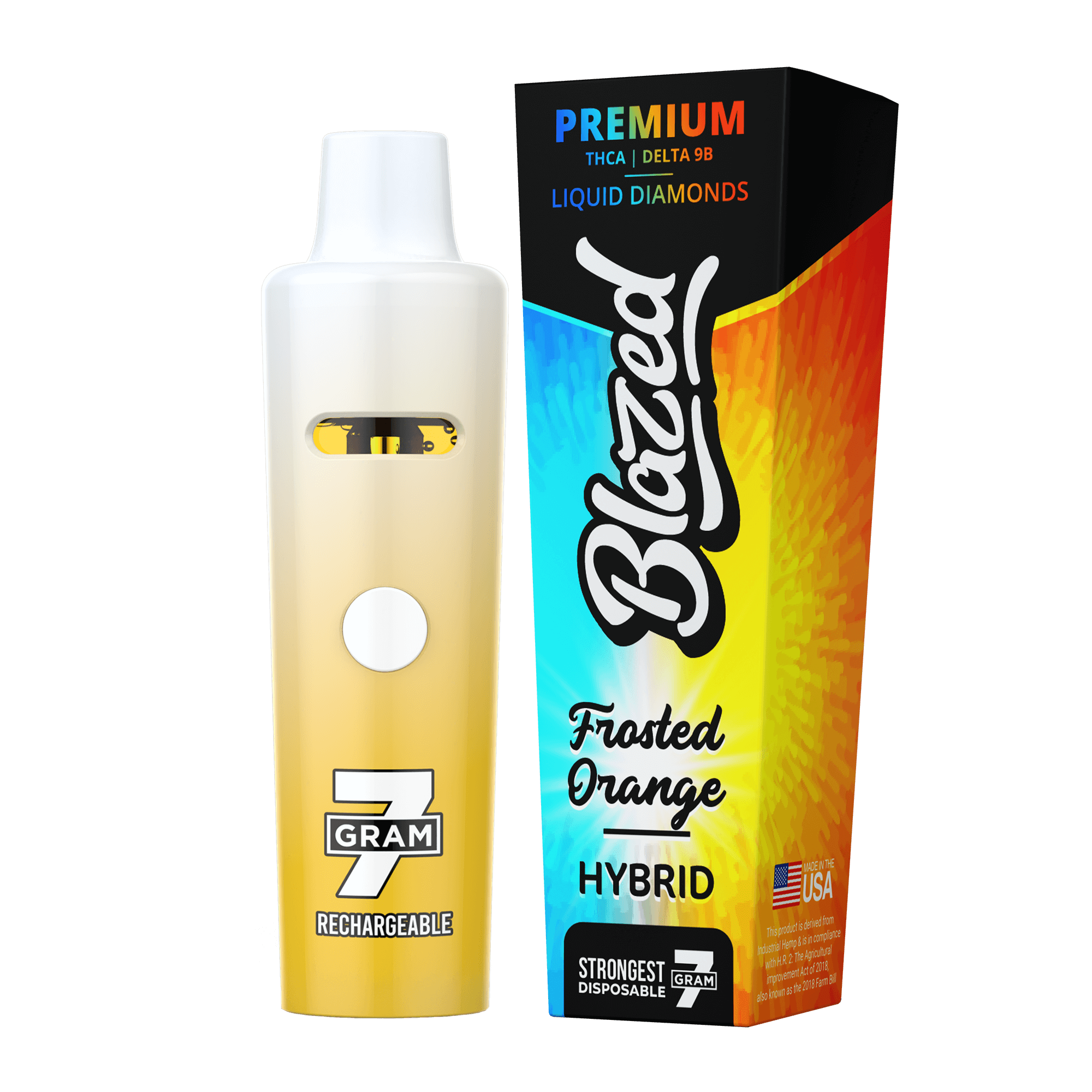 Blazed 7 Gram THCA + Delta 9B Disposable Vape Best Price