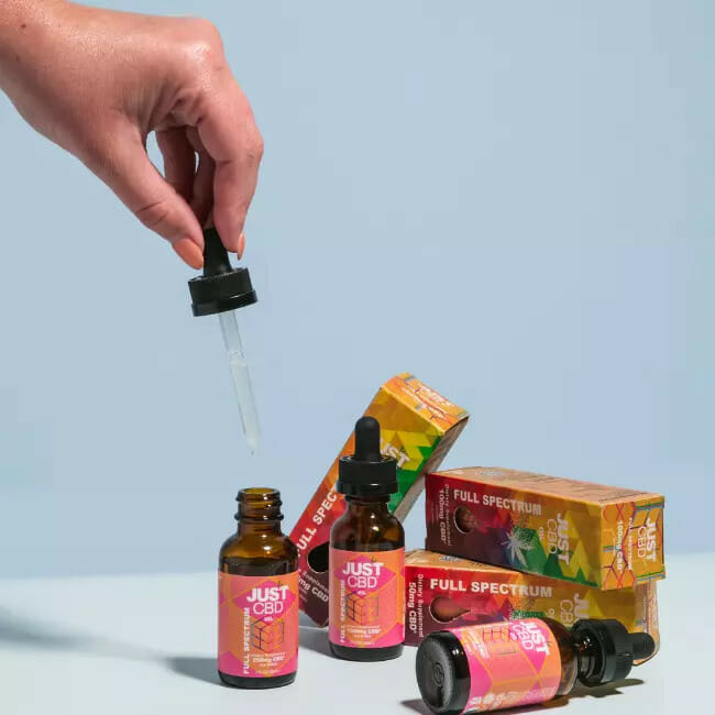 JustCBD - Full Spectrum CBD Tincture Best Price