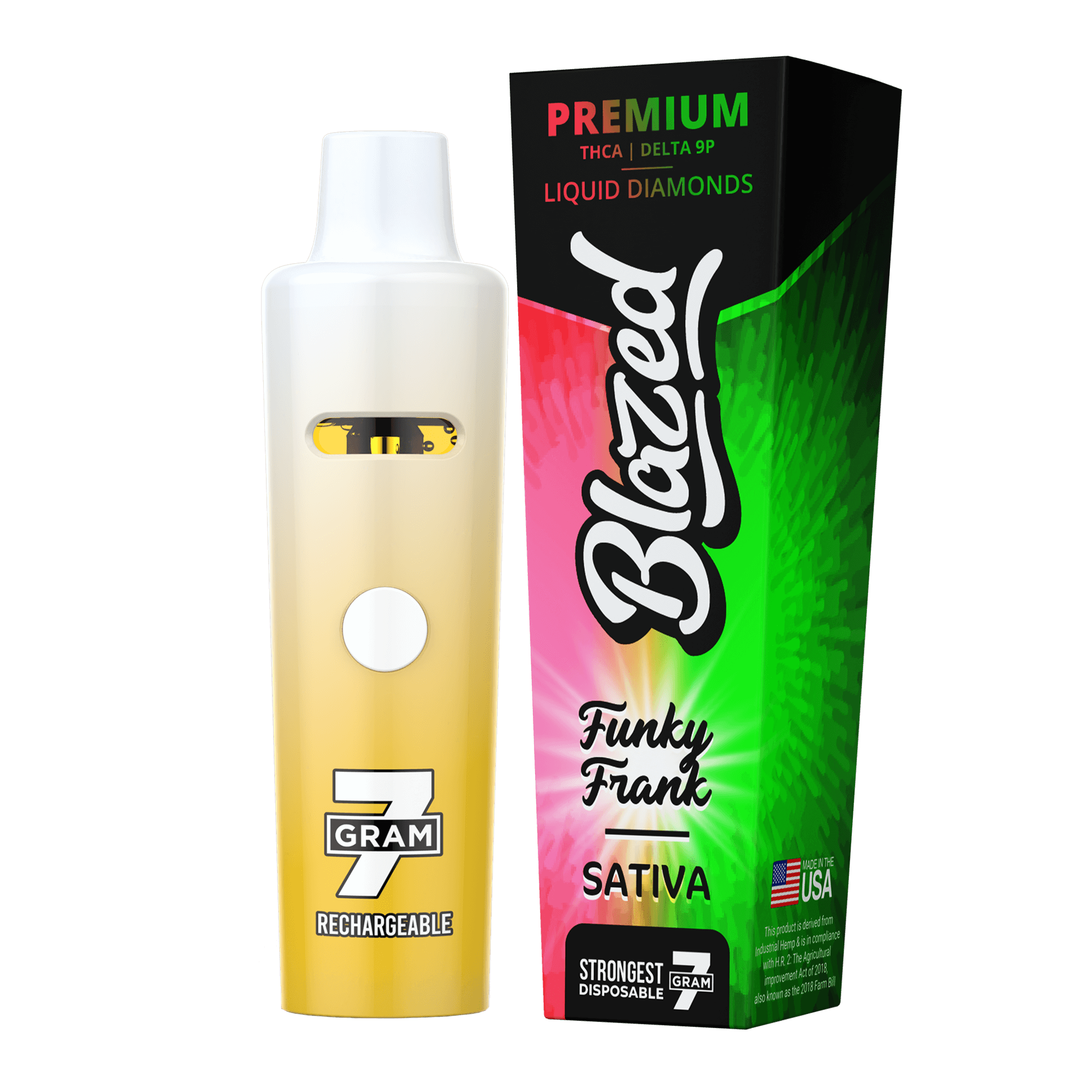 Blazed 7 Gram THCA + Delta 9B Disposable Vape Best Price