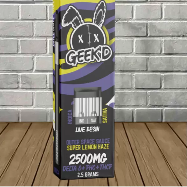 GEEK’D Extracts Delta 8 | PHC | THCP Disposable 2.5g Best Price