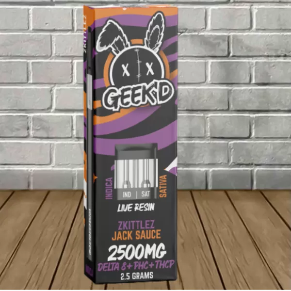 GEEK’D Extracts Delta 8 | PHC | THCP Disposable 2.5g Best Price