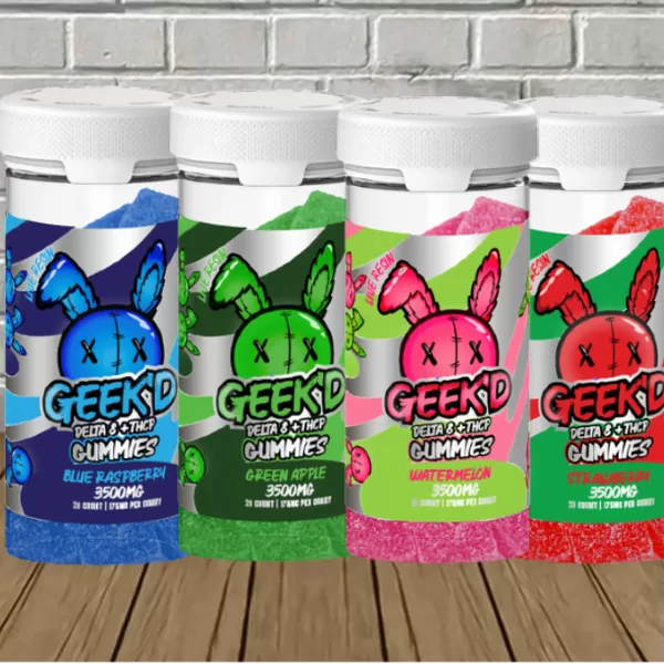 GEEK’D Extracts Delta 8 + THCP Gummies 3500mg Best Price