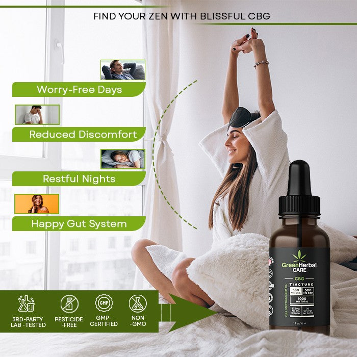 Green Herbal Care GHC Full Spectrum CBG/CBD Oil Best Price