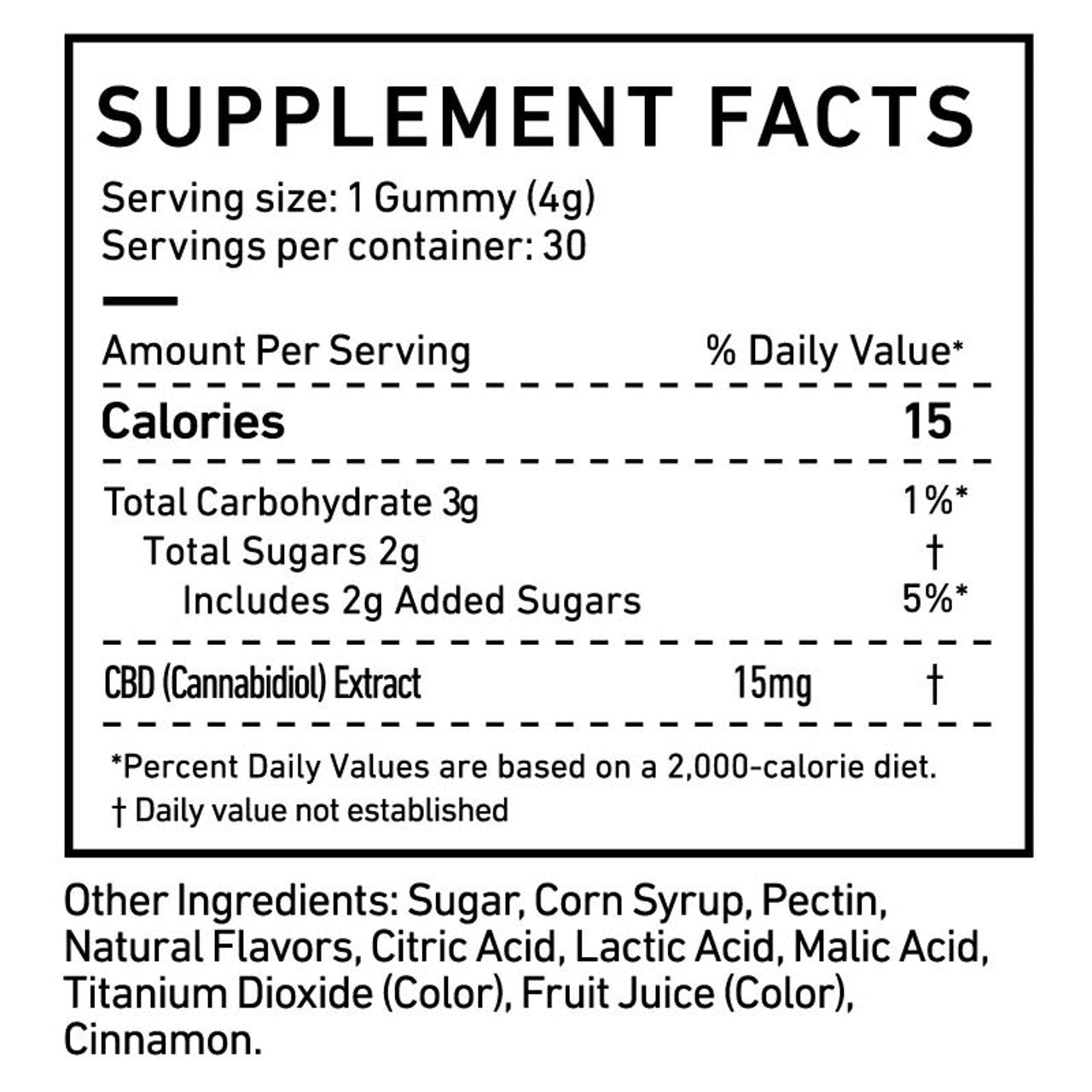 Green Roads APPLE PIE CBD GUMMIES - (30CT) 450MG Best Price