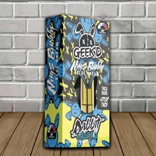 Geek’d Extracts Dabbit Season THCa 20x Cartridge 0.5g Best Price