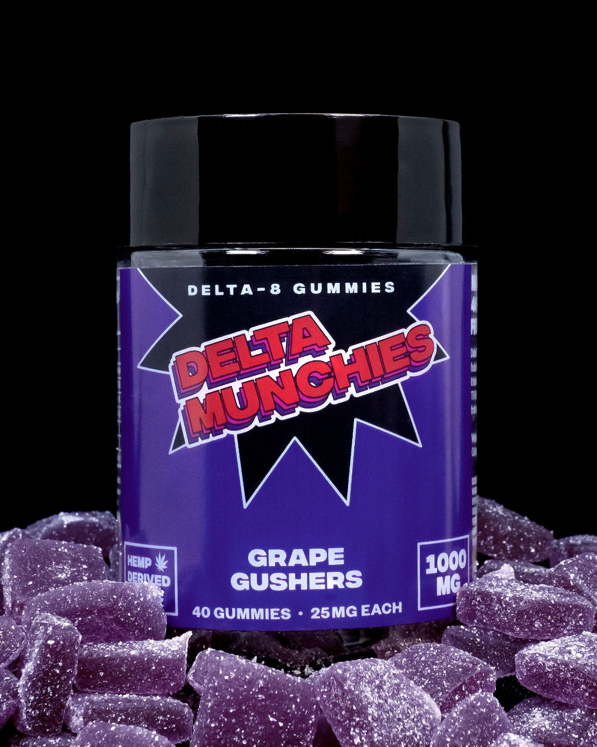 Delta Munchies Grape Gushers Delta 8 Gummies Best Price