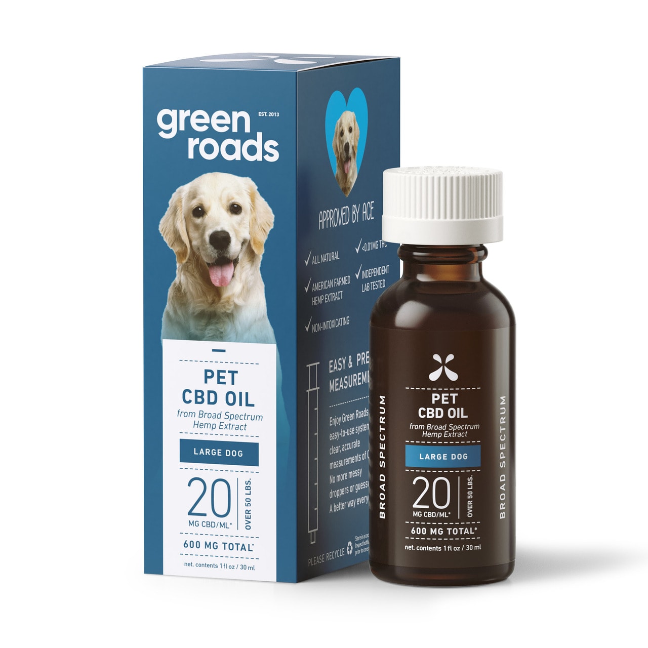 Green Roads Large Dog CBD Pet Drops - (30ml) 600mg Best Price