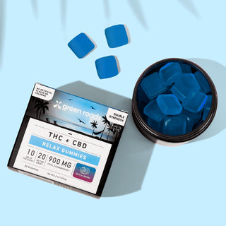 Green Roads Peach-Berry THC Relax Gummies - (30ct) 900mg Best Price