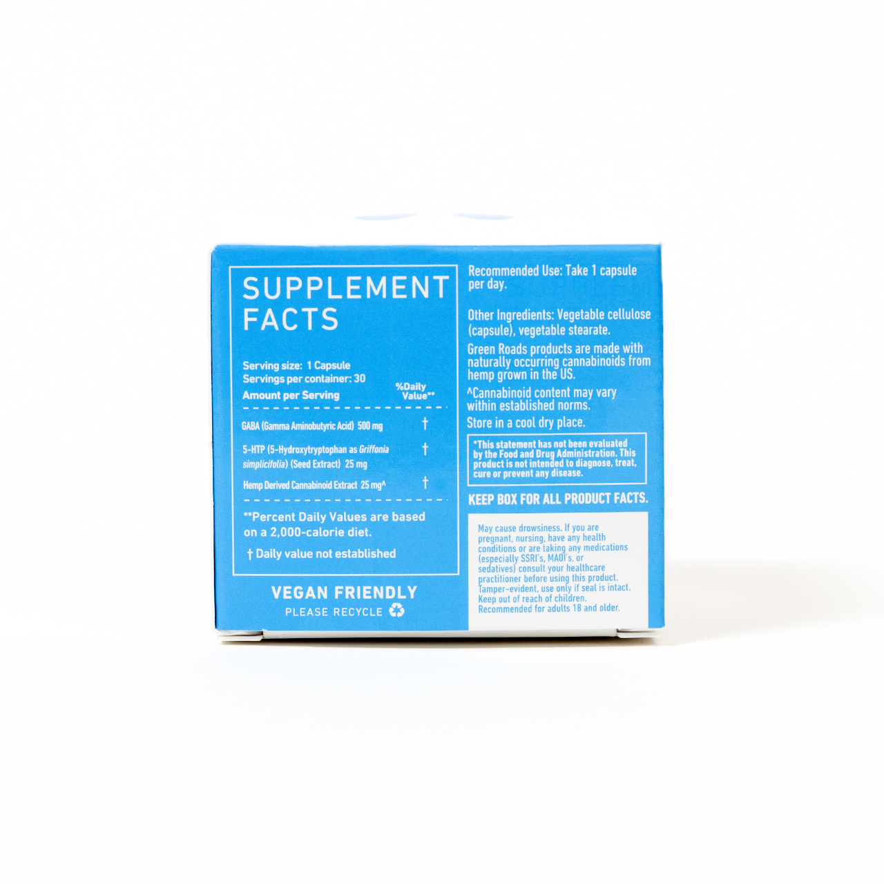 Green Roads Relax CBD Capsules - (30ct) 750mg Best Price