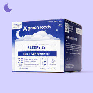 Green Roads Sleepy Zs CBD, CBN Gummies - (30ct) 750mg Best Price