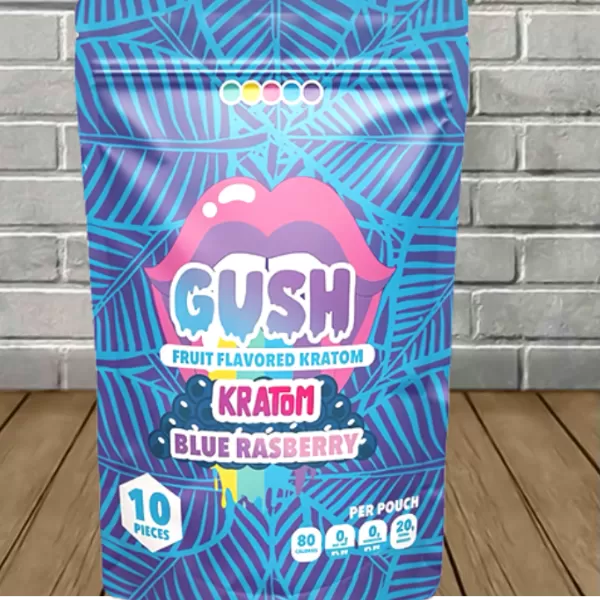 Gush Fruit Flavored Kratom Extract Gummies 200mg Best Price