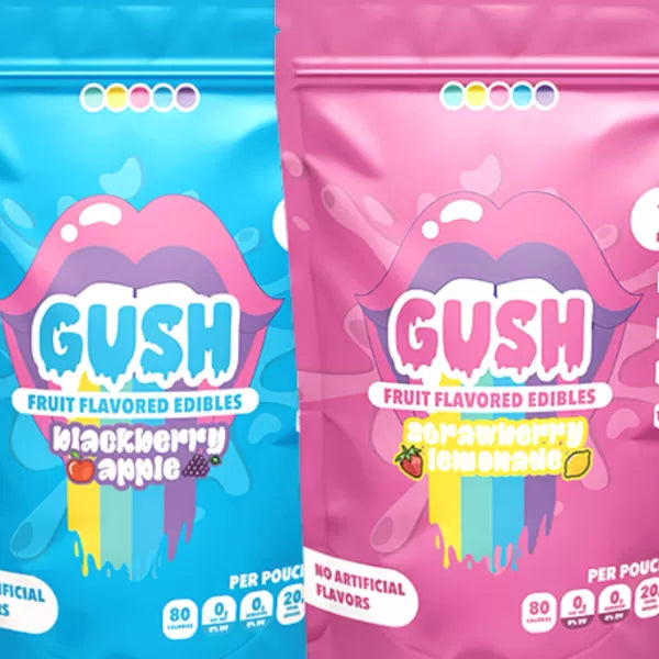 Gush Fruit Flavored THCa Gummies 2000mg Best Price