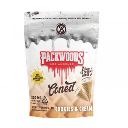 HHC Edible - Infused Waffle Cones - Cookies and Cream by Packwoods Best Price