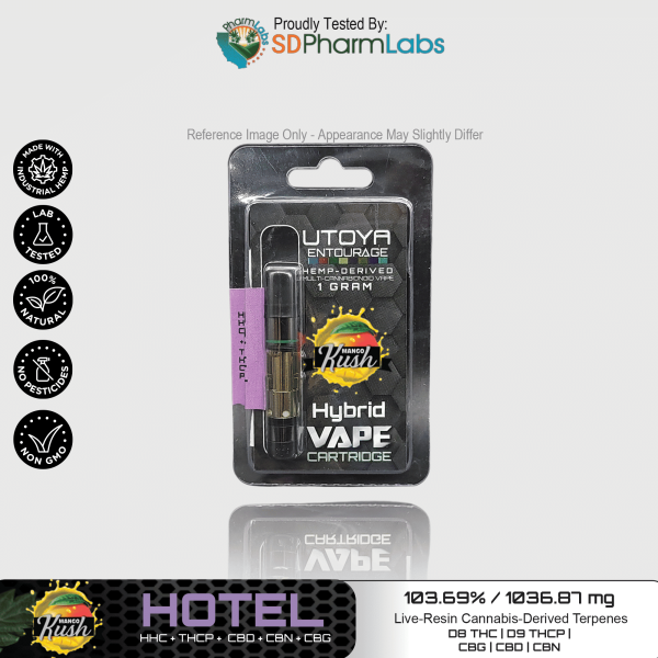 Utoya | Live Resin Delta 8 THC Vape Cartridge - 1g Best Price
