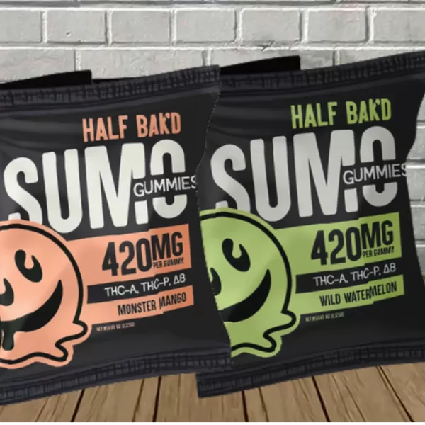 Half Bak’d Sumo Blend Gummies 2ct 420mg Best Price