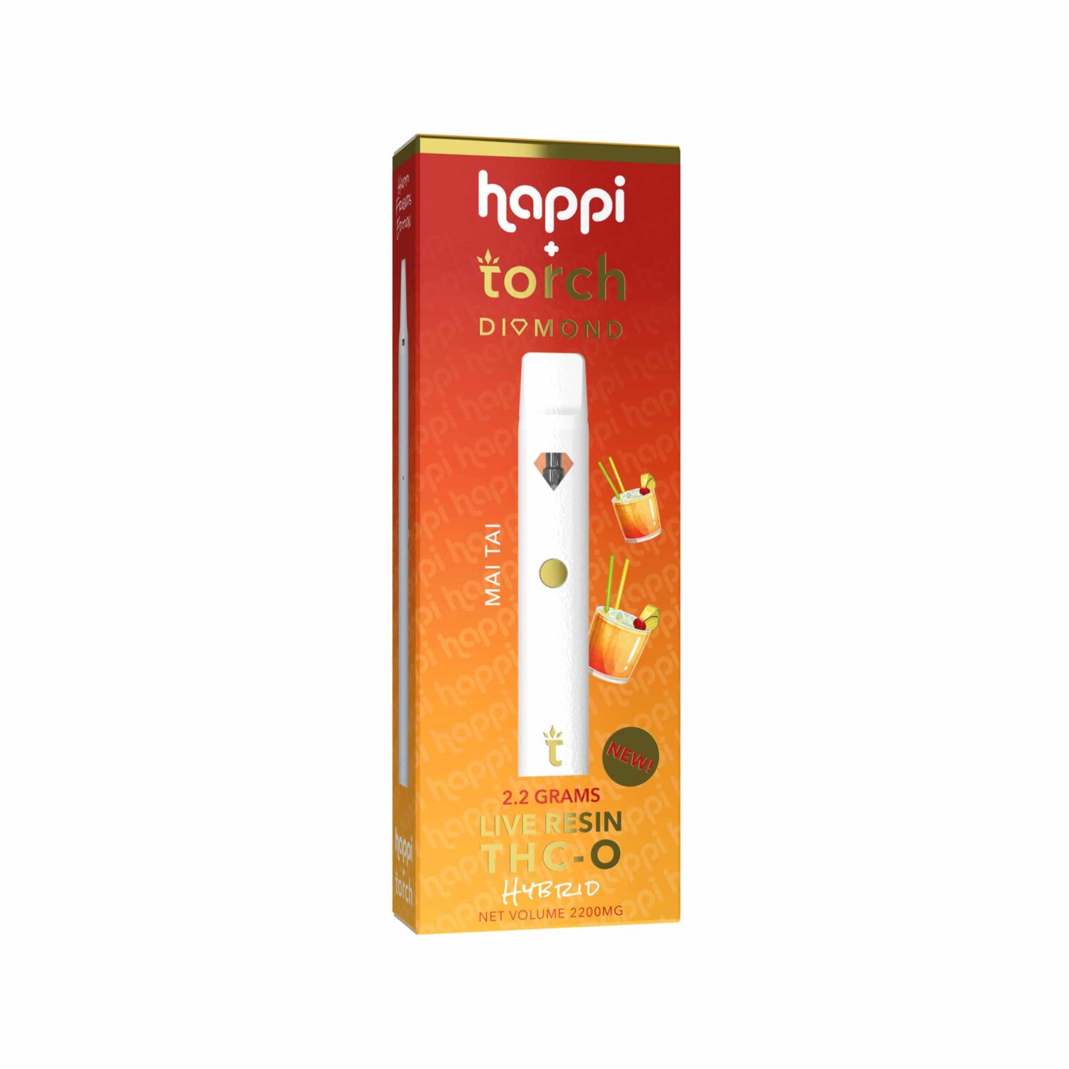 Torch x Happi Diamond THC-O + Delta 8 Disposables (2g) Best Price